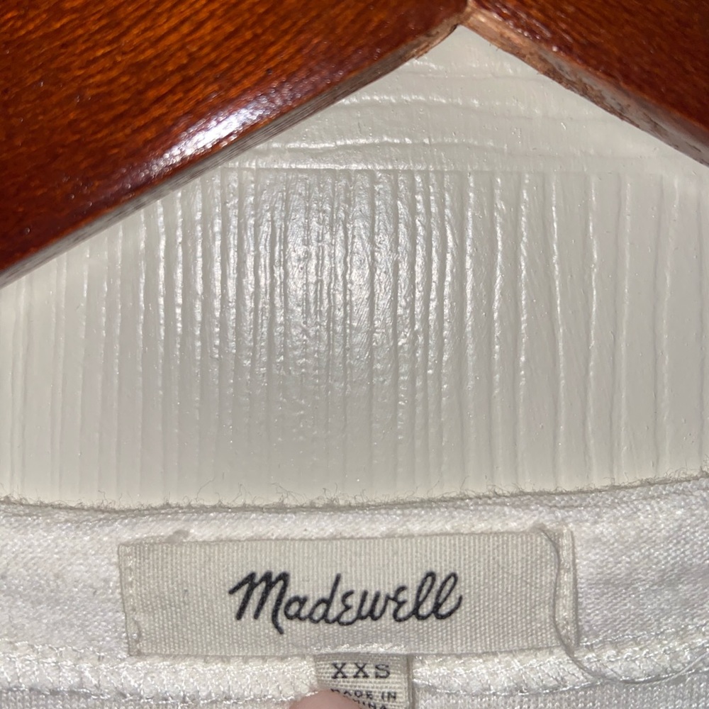 Madewell Libra lace up tee